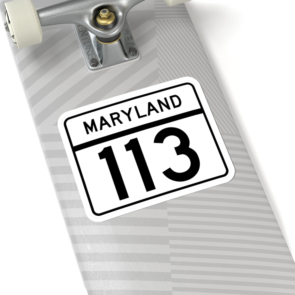 MD Route 113 (Maryland) (Road Sign) STICKER Vinyl Kiss-Cut Decal