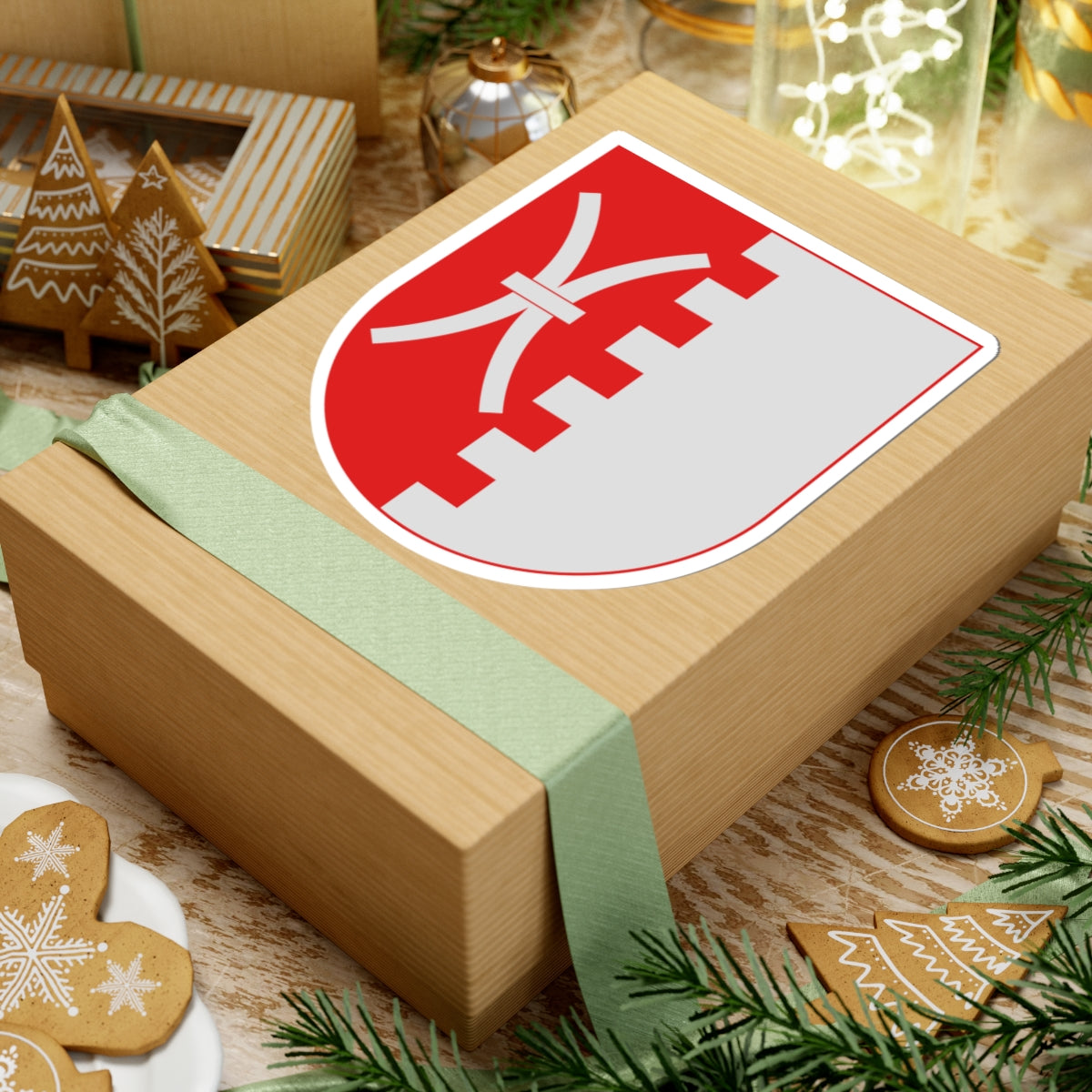 Akaa.vaakuna (Finland) (Coat of Arms) STICKER Vinyl Kiss-Cut Decal