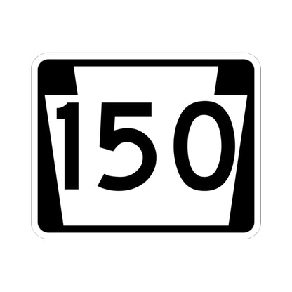 PA-150 (Pennsylvania) (Road Sign) STICKER Vinyl Kiss-Cut Decal