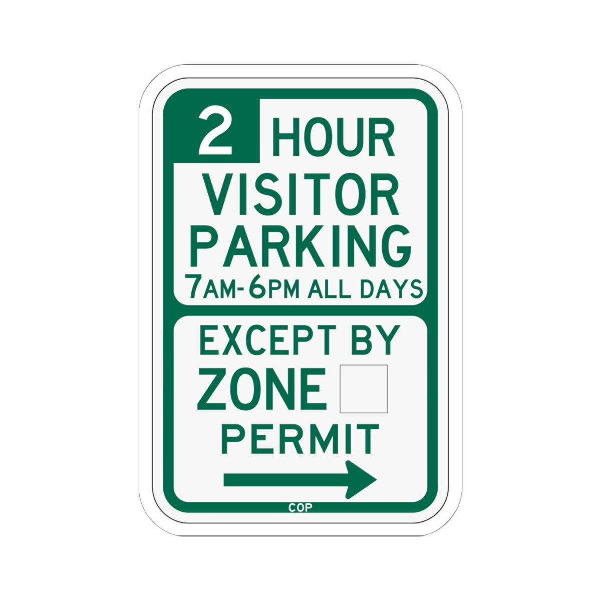 PBOT Road sign P4441R (Oregon) (Road Sign) STICKER Vinyl Kiss-Cut Decal