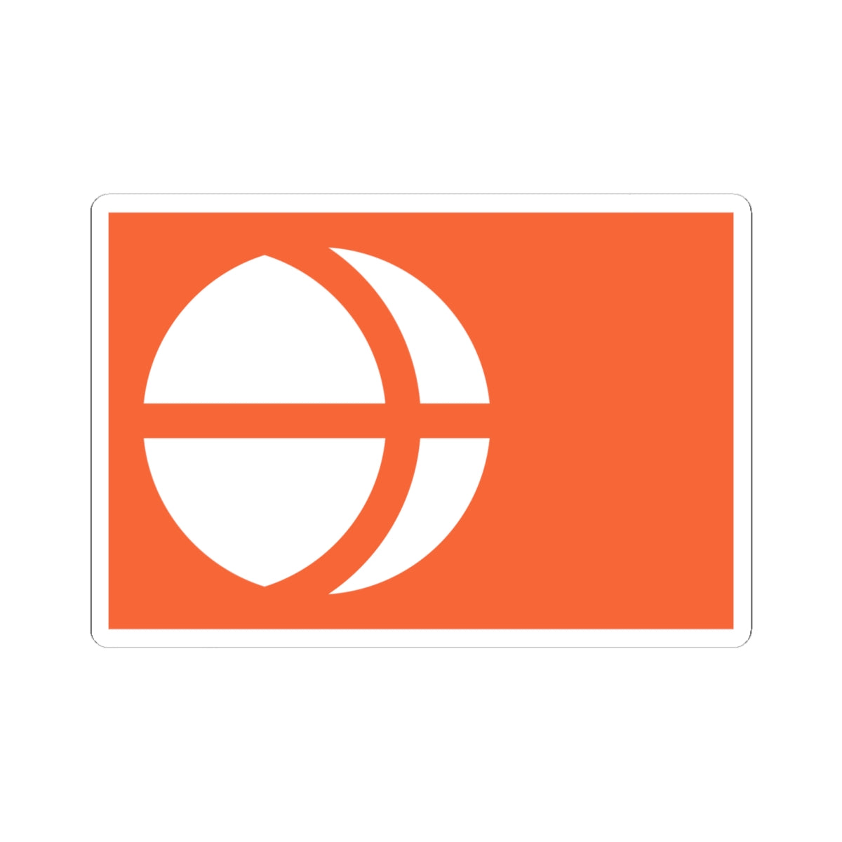 Flag of Nagano Prefecture (Japan) STICKER Vinyl Kiss-Cut Decal
