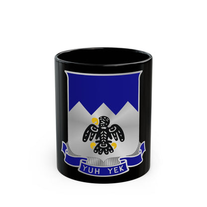 297th Infantry Regiment (U.S. Army) Black Coffee Mug-11oz-The Sticker Space