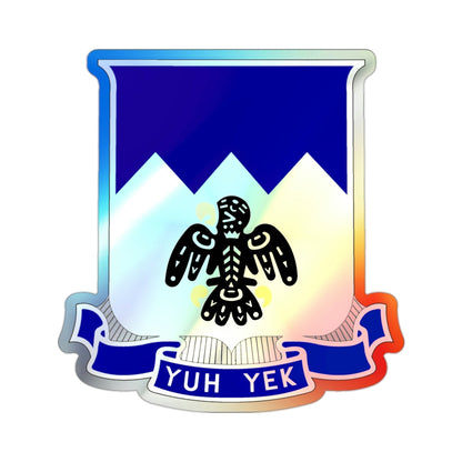 297th Infantry Regiment (U.S. Army) Holographic STICKER Die-Cut Vinyl Decal-2 Inch-The Sticker Space