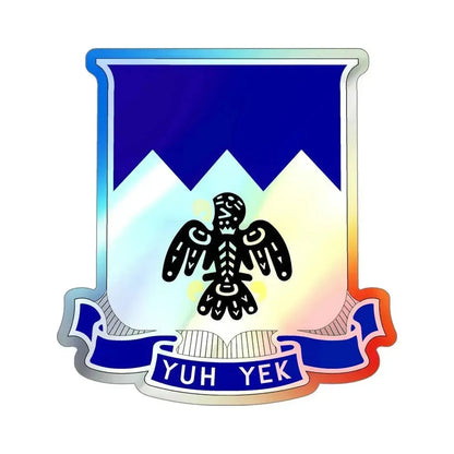 297th Infantry Regiment (U.S. Army) Holographic STICKER Die-Cut Vinyl Decal 5 Inch Holographic - The Sticker Space