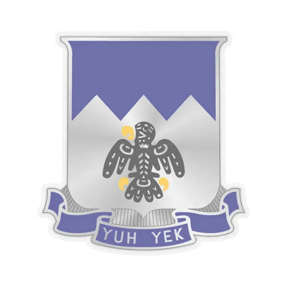 297th Infantry Regiment (U.S. Army) STICKER Vinyl Kiss-Cut Decal 3 Inch Transparent - The Sticker Space