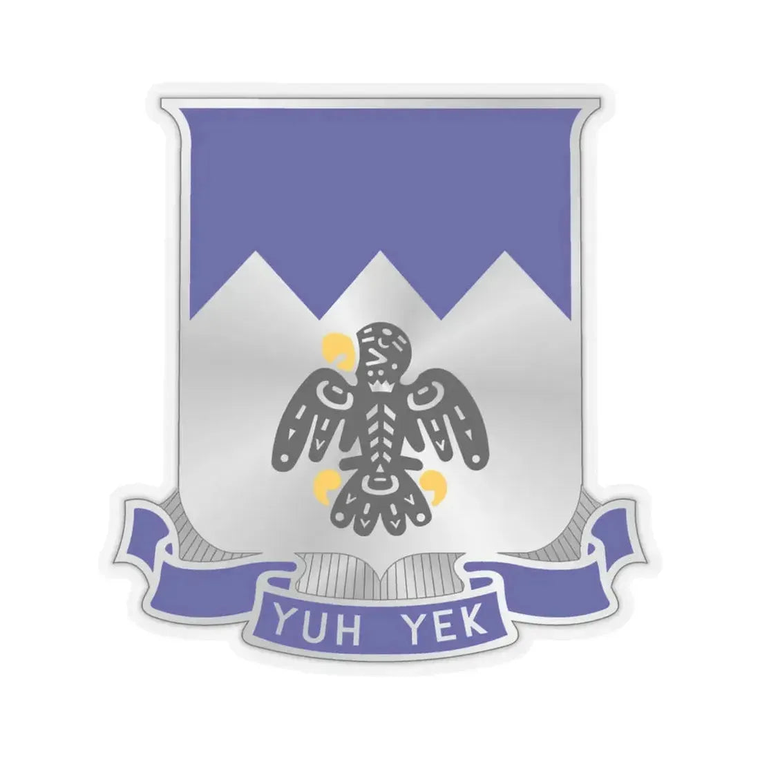 297th Infantry Regiment (U.S. Army) STICKER Vinyl Kiss-Cut Decal 4 Inch Transparent - The Sticker Space