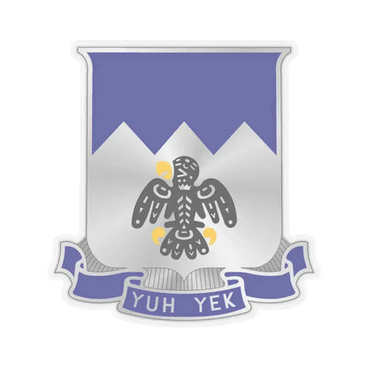 297th Infantry Regiment (U.S. Army) STICKER Vinyl Kiss-Cut Decal 4 Inch Transparent - The Sticker Space