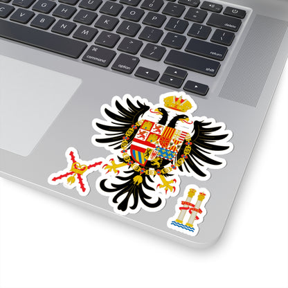 Armas de Carlos I de España 2 (Spain) (Coat of Arms) STICKER Vinyl Kiss-Cut Decal