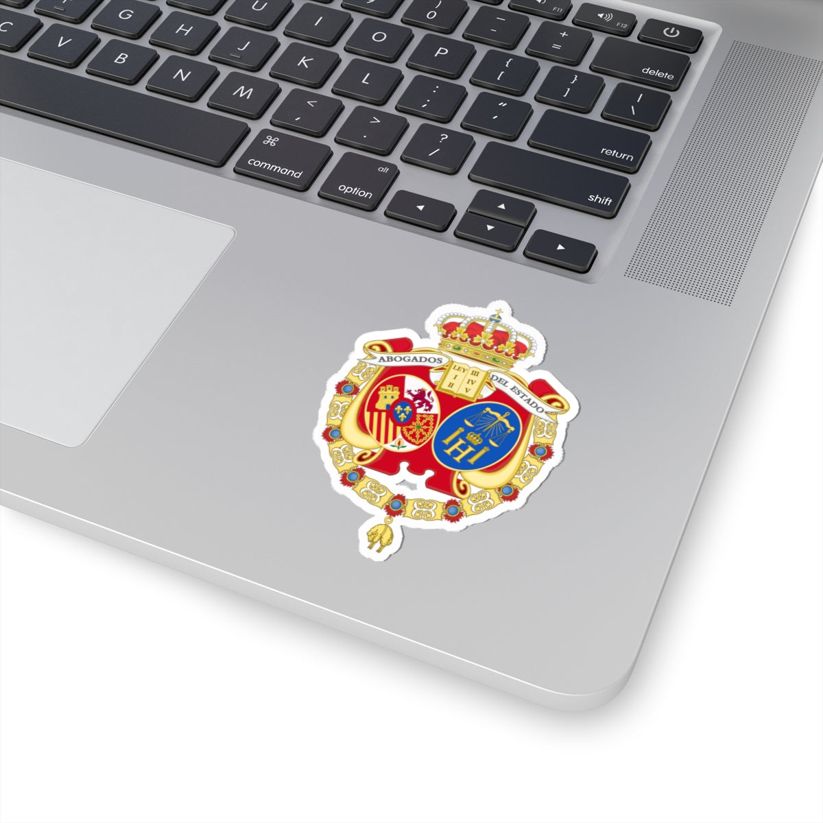 Coat of Arms of the Spanish Legal Representatives of the State - STICKER Vinyl Kiss-Cut Decal