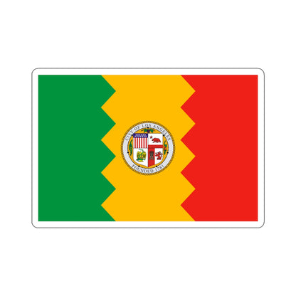 Flag of Los Angeles, California - STICKER Vinyl Kiss-Cut Decal