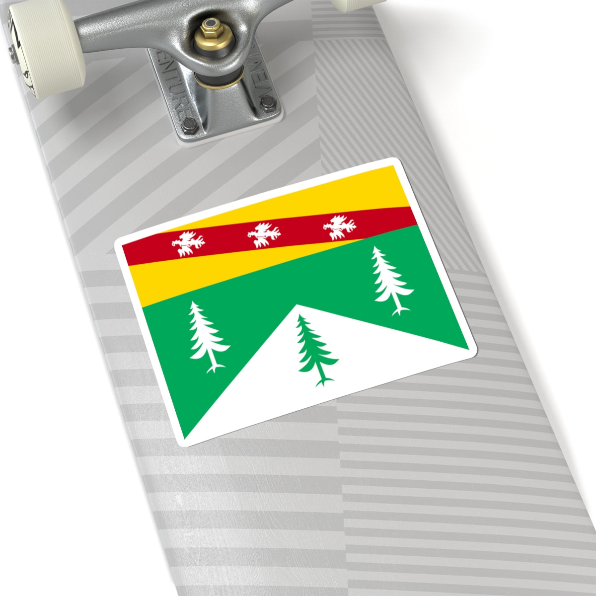 Flag of Vosges (France) STICKER Vinyl Kiss-Cut Decal