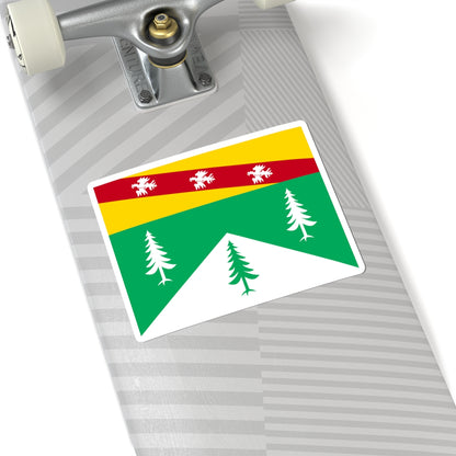 Flag of Vosges (France) STICKER Vinyl Kiss-Cut Decal