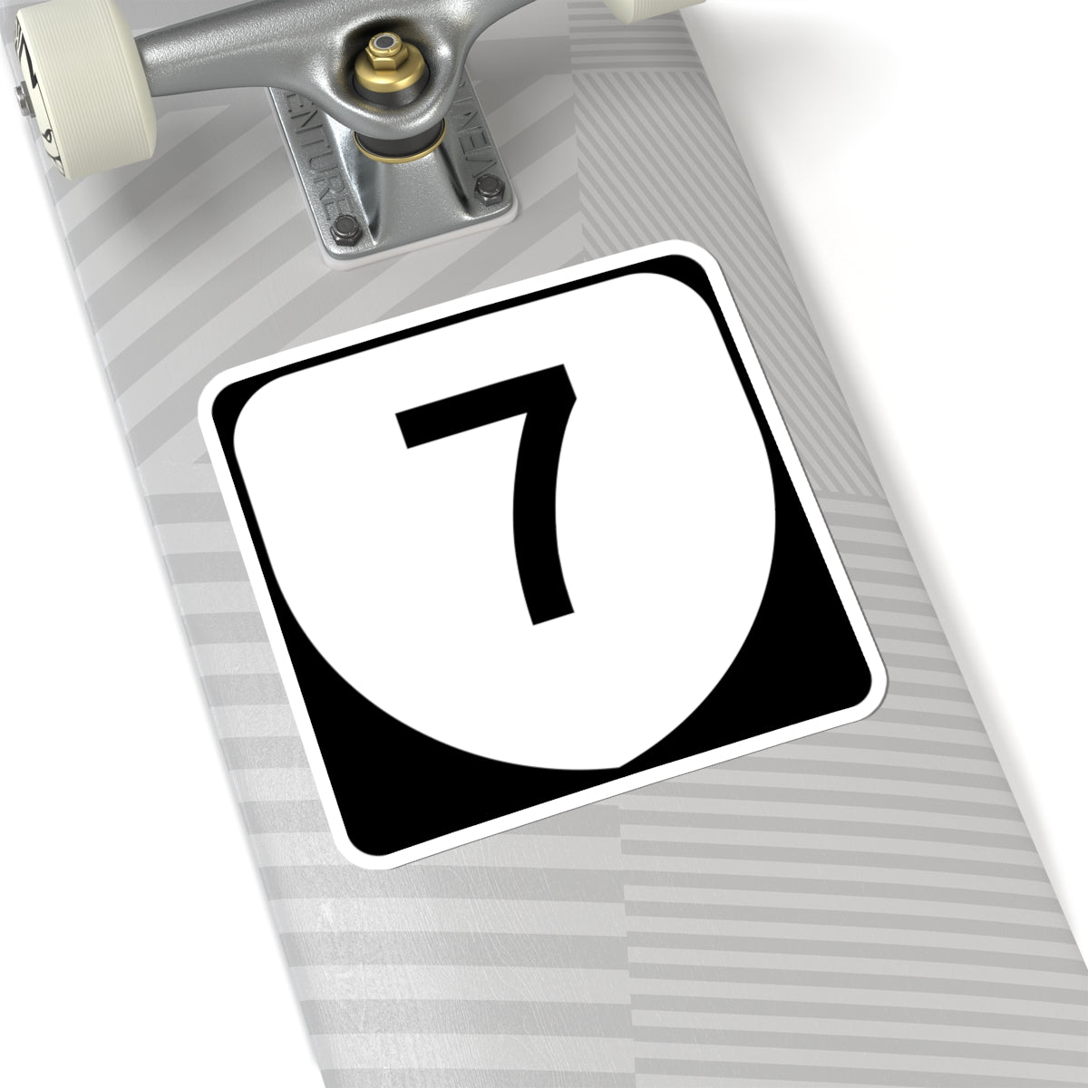 Virginia 7 (Virginia) (Road Sign) STICKER Vinyl Kiss-Cut Decal