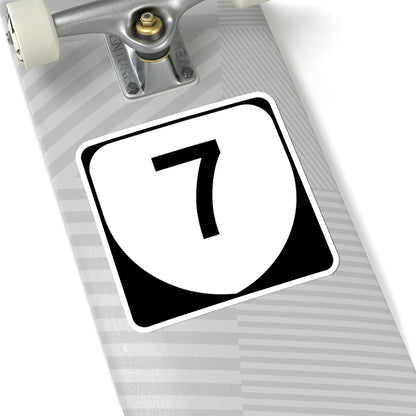 Virginia 7 (Virginia) (Road Sign) STICKER Vinyl Kiss-Cut Decal