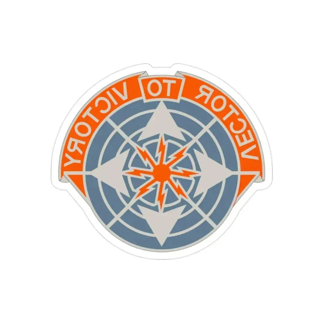 29th Air Traffic Control Group (U.S. Army) REVERSE PRINT Transparent Die-Cut STICKER 2 Inch Die-Cut Transparent - The Sticker Space