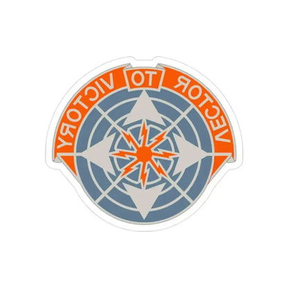 29th Air Traffic Control Group (U.S. Army) REVERSE PRINT Transparent Die-Cut STICKER 2 Inch Die-Cut Transparent - The Sticker Space