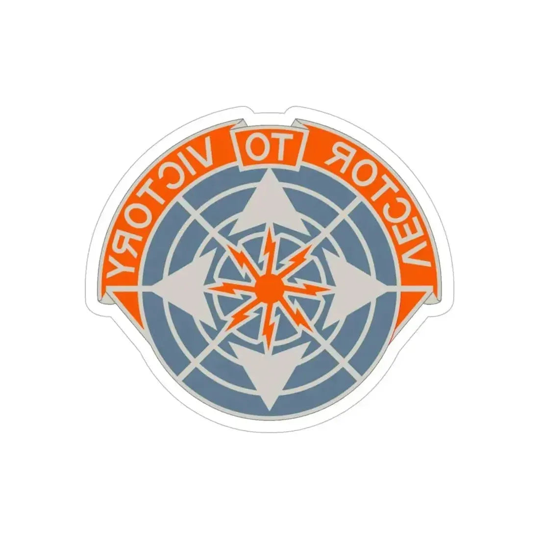 29th Air Traffic Control Group (U.S. Army) REVERSE PRINT Transparent Die-Cut STICKER 6 Inch Die-Cut Transparent - The Sticker Space