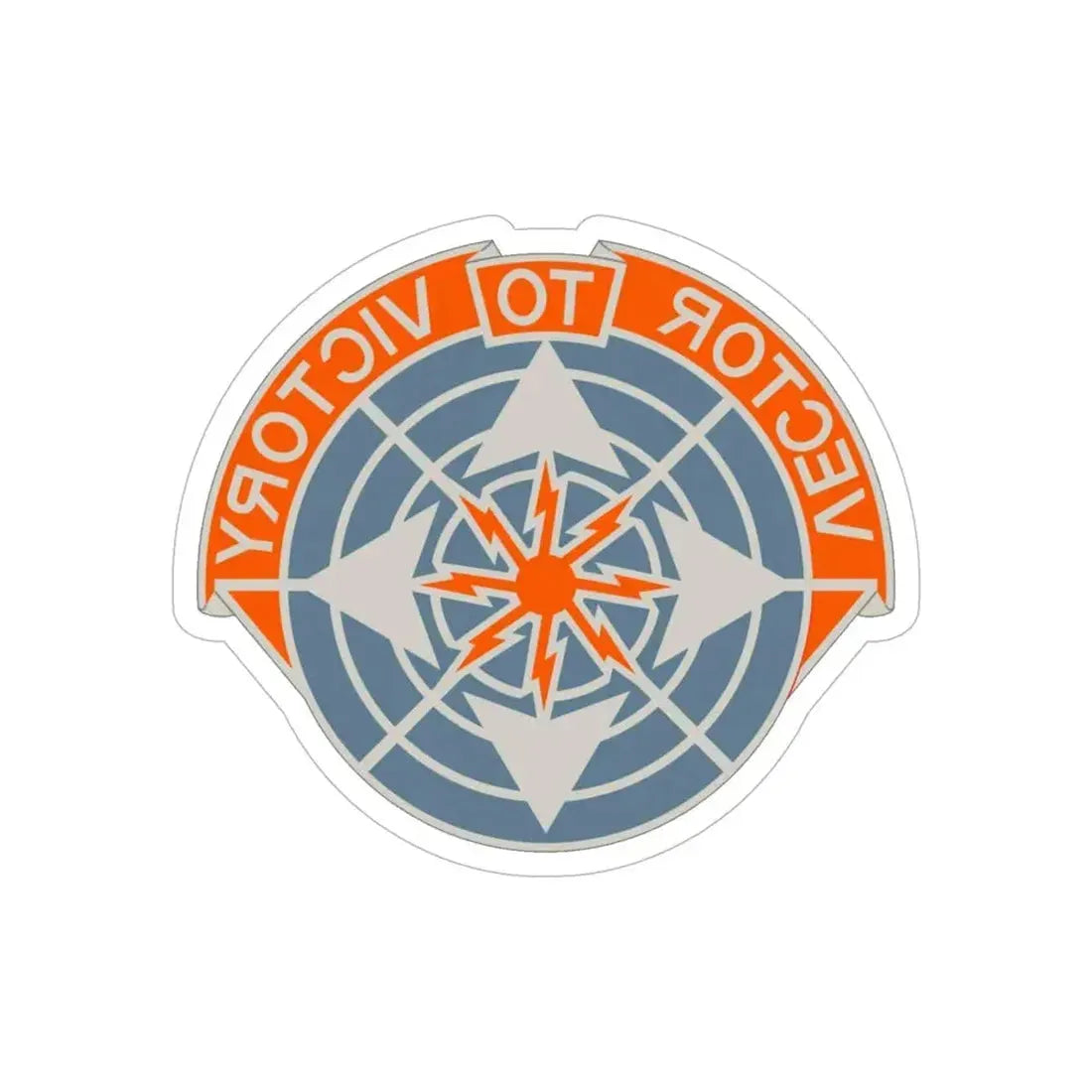 29th Air Traffic Control Group (U.S. Army) REVERSE PRINT Transparent Die-Cut STICKER - The Sticker Space