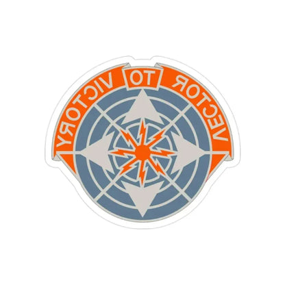 29th Air Traffic Control Group (U.S. Army) REVERSE PRINT Transparent Die-Cut STICKER - The Sticker Space