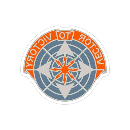 29th Air Traffic Control Group (U.S. Army) REVERSE PRINT Transparent Die-Cut STICKER - The Sticker Space