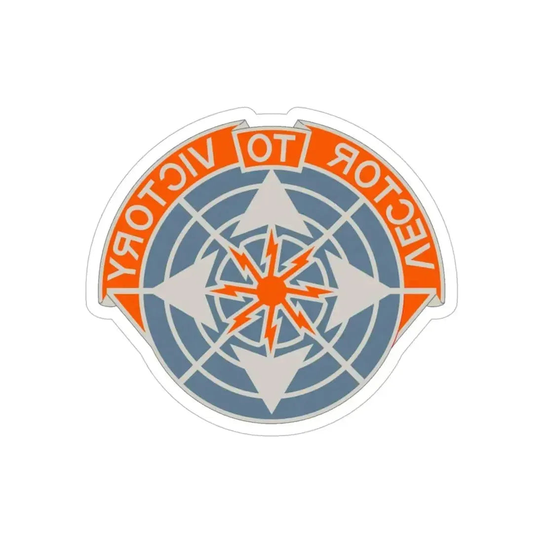 29th Air Traffic Control Group (U.S. Army) REVERSE PRINT Transparent Die-Cut STICKER - The Sticker Space