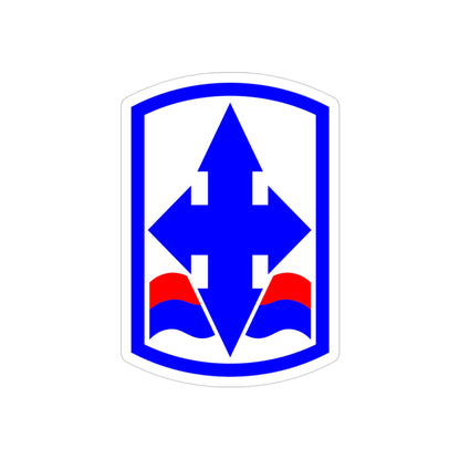 29th Infantry Brigade SSI (U.S. Army) REVERSE PRINT Transparent STICKER-3 Inch-The Sticker Space