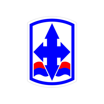 29th Infantry Brigade SSI (U.S. Army) REVERSE PRINT Transparent STICKER-4 Inch-The Sticker Space