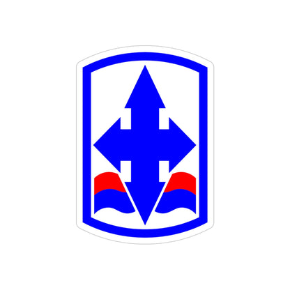 29th Infantry Brigade SSI (U.S. Army) REVERSE PRINT Transparent STICKER-5 Inch-The Sticker Space