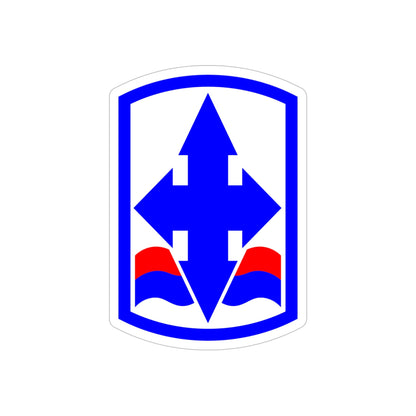 29th Infantry Brigade SSI (U.S. Army) REVERSE PRINT Transparent STICKER-6 Inch-The Sticker Space