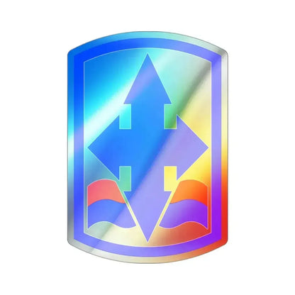 29th Infantry Brigade SSI (U.S. Army) Holographic STICKER Die-Cut Vinyl Decal 3 Inch Holographic - The Sticker Space