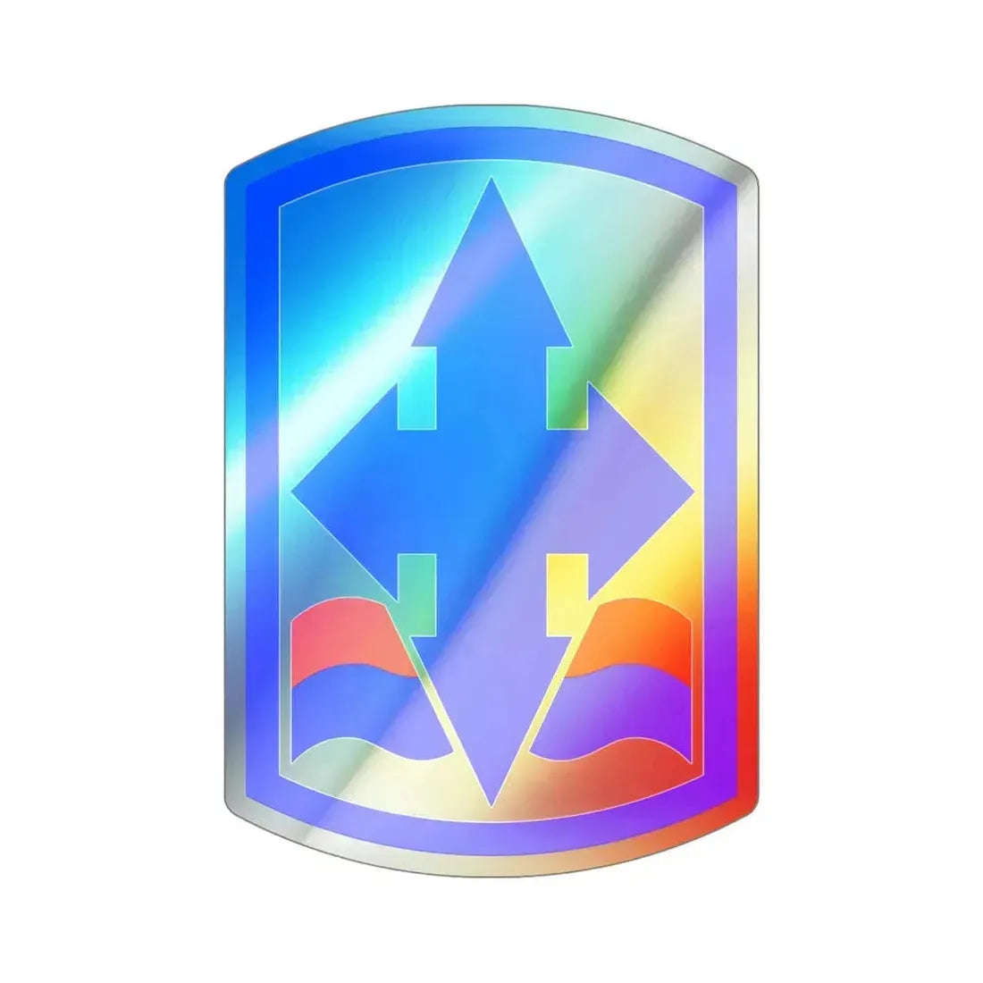 29th Infantry Brigade SSI (U.S. Army) Holographic STICKER Die-Cut Vinyl Decal 5 Inch Holographic - The Sticker Space