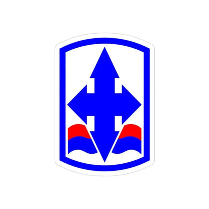 29th Infantry Brigade SSI (U.S. Army) REVERSE PRINT Transparent Die-Cut STICKER 2 Inch Die-Cut Transparent - The Sticker Space