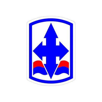 29th Infantry Brigade SSI (U.S. Army) REVERSE PRINT Transparent Die-Cut STICKER 6 Inch Die-Cut Transparent - The Sticker Space