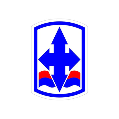 29th Infantry Brigade SSI (U.S. Army) REVERSE PRINT Transparent Die-Cut STICKER - The Sticker Space