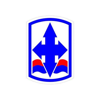 29th Infantry Brigade SSI (U.S. Army) REVERSE PRINT Transparent Die-Cut STICKER - The Sticker Space