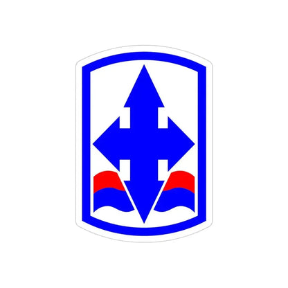 29th Infantry Brigade SSI (U.S. Army) REVERSE PRINT Transparent Die-Cut STICKER - The Sticker Space