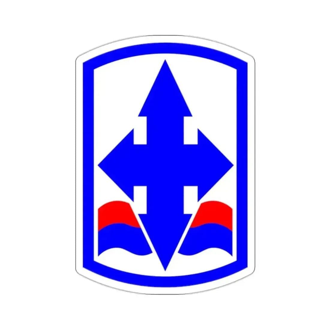 29th Infantry Brigade SSI (U.S. Army) STICKER Vinyl Kiss-Cut Decal 2 Inch White - The Sticker Space