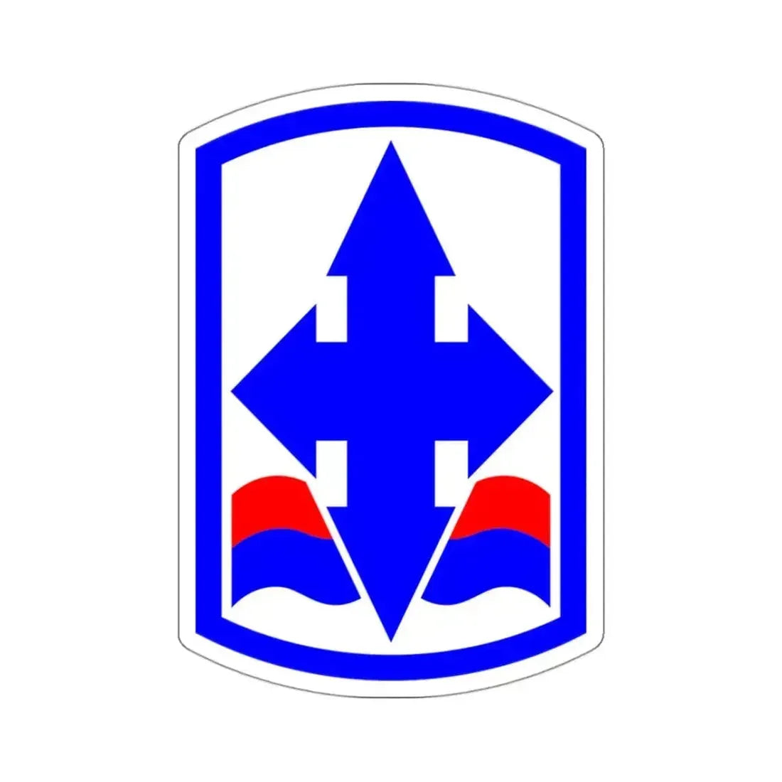 29th Infantry Brigade SSI (U.S. Army) STICKER Vinyl Kiss-Cut Decal 3 Inch White - The Sticker Space