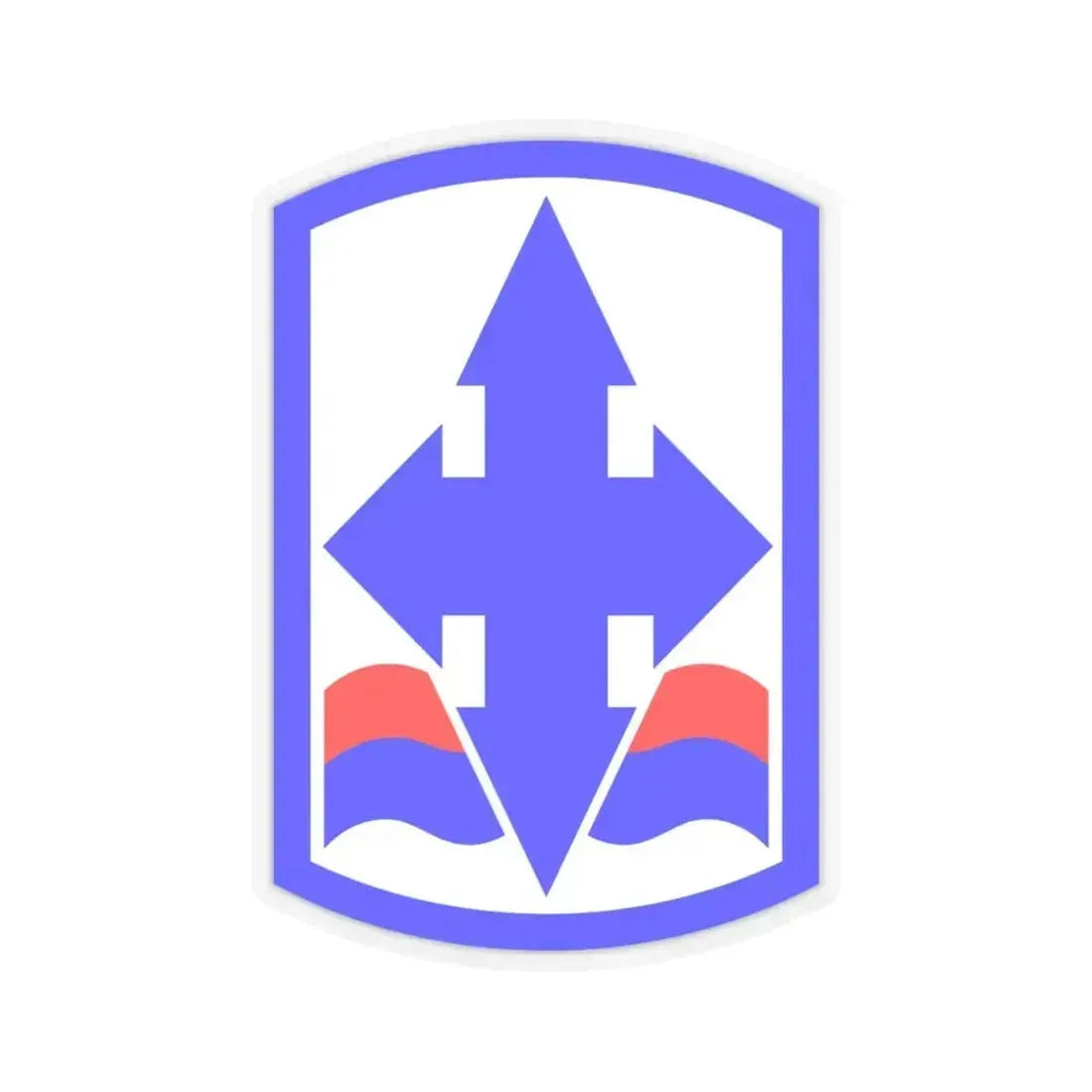 29th Infantry Brigade SSI (U.S. Army) STICKER Vinyl Kiss-Cut Decal 4 Inch Transparent - The Sticker Space