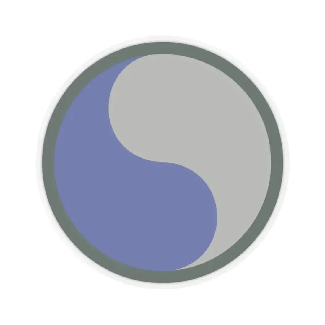 29TH INFANTRY DIVISION (U.S. Army) STICKER Vinyl Kiss-Cut Decal 4 Inch Transparent - The Sticker Space