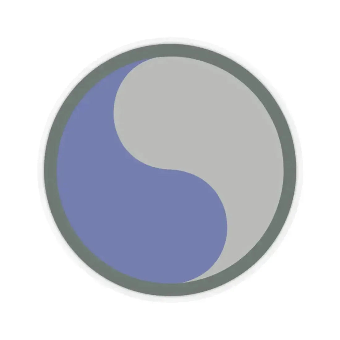 29TH INFANTRY DIVISION (U.S. Army) STICKER Vinyl Kiss-Cut Decal 6 Inch Transparent - The Sticker Space