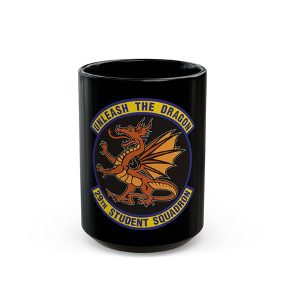 29th Student Squadron (U.S. Air Force) Black Coffee Mug-15oz-The Sticker Space