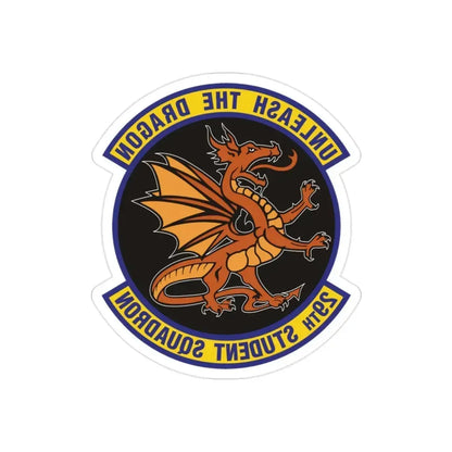 29th Student Squadron (U.S. Air Force) REVERSE PRINT Transparent Die-Cut STICKER - The Sticker Space