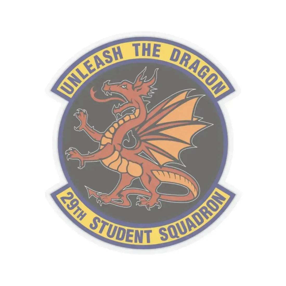 29th Student Squadron (U.S. Air Force) STICKER Vinyl Kiss-Cut Decal 2 Inch Transparent - The Sticker Space
