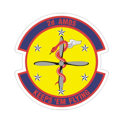 2d Aerospace Medical Squadron (U.S. Air Force) STICKER Vinyl Die-Cut Decal-2 Inch-The Sticker Space