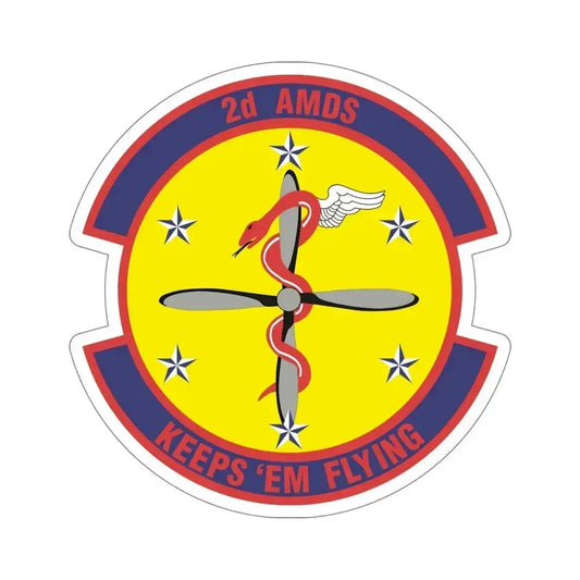 2d Aerospace Medical Squadron (U.S. Air Force) STICKER Vinyl Die-Cut Decal 6 Inch - The Sticker Space