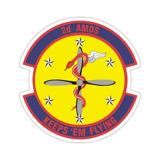 2d Aerospace Medical Squadron (U.S. Air Force) STICKER Vinyl Die-Cut Decal 6 Inch - The Sticker Space