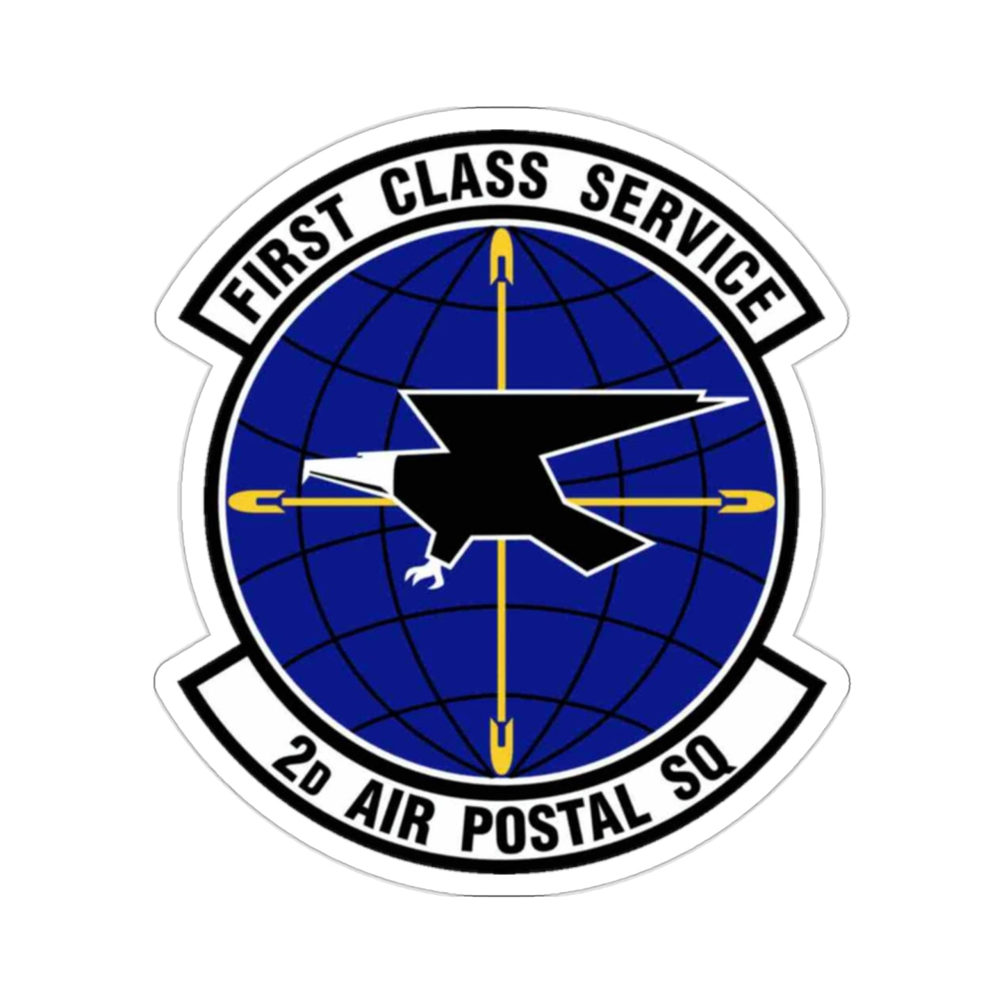 2d Air Postal Squadron (U.S. Air Force) STICKER Vinyl Die-Cut Decal-2 Inch-The Sticker Space