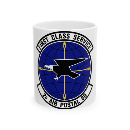 2d Air Postal Squadron (U.S. Air Force) White Coffee Mug-11oz-The Sticker Space