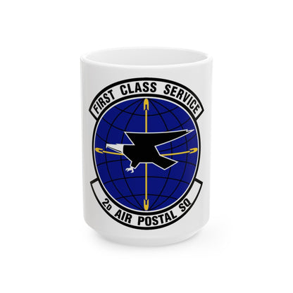 2d Air Postal Squadron (U.S. Air Force) White Coffee Mug-15oz-The Sticker Space